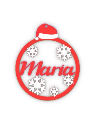 Adorno Navidad Personalizado 