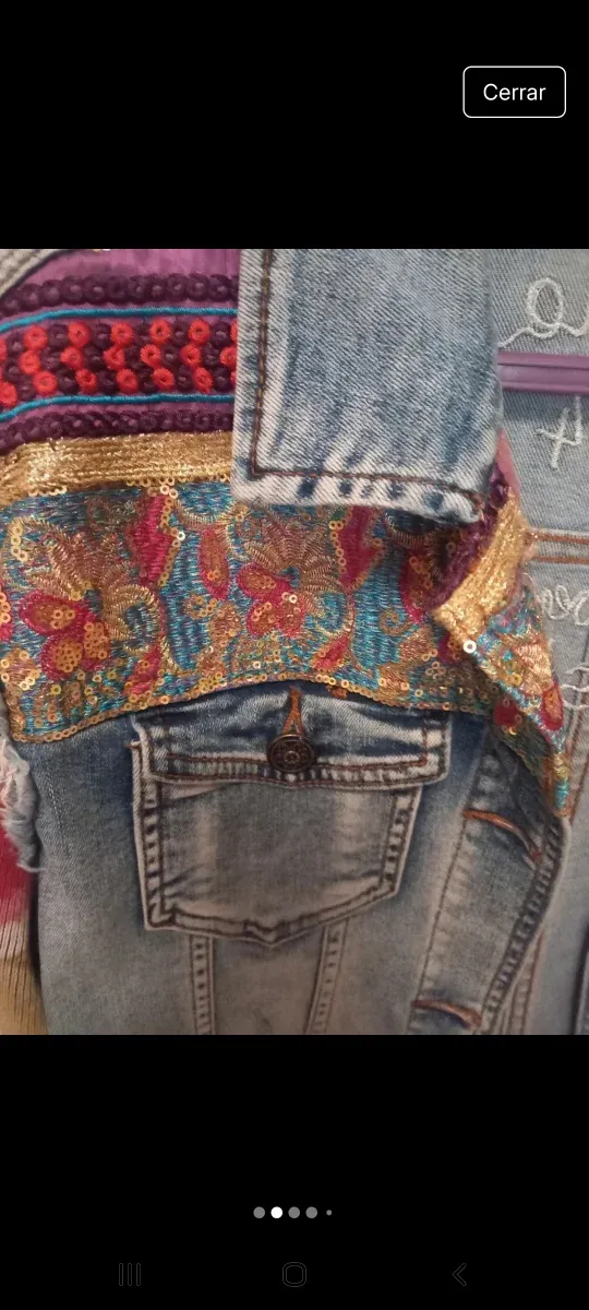 Chaqueta Desigual Denim Multicolor