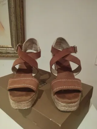 Sandalias cuña mujer Talla 36