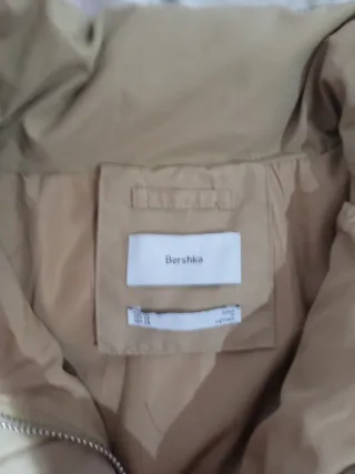 Plumífero Bershka Beige Talla M
