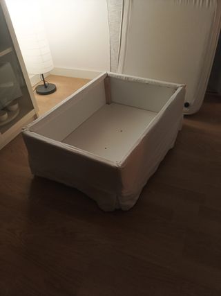 Sillón y puff EKTORP Ikea Blanco
