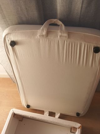 Sillón y puff EKTORP Ikea Blanco