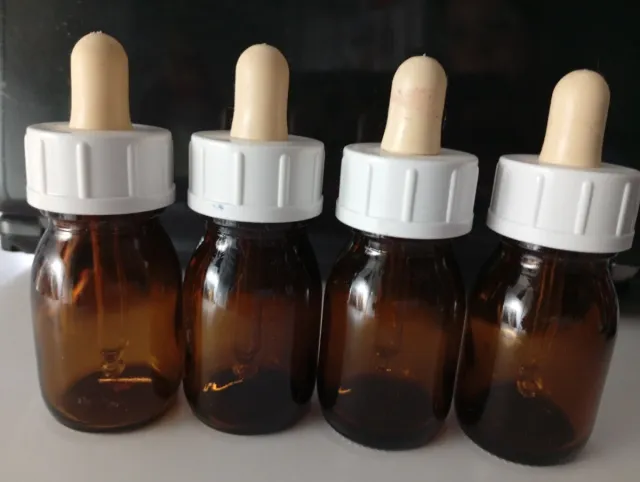 4 Frascos Cuentagotas