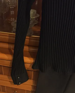 Conjunto de vestir negro camisa  y pantalo