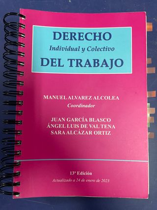 Derecho Individual Y Colectivo Del Trabajo