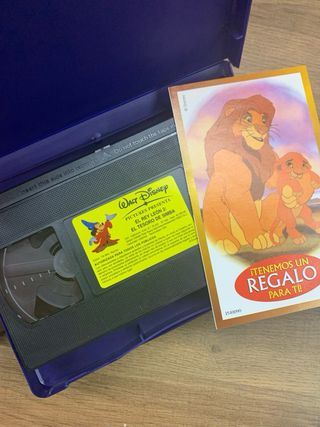 Trilogía VHS El Rey León Original