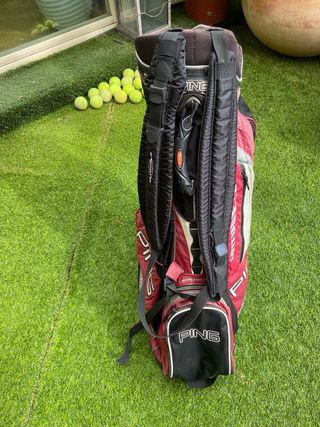 Bolsa de Golf Ping Trípode Roja y Negra