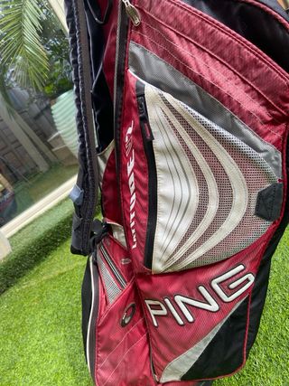 Bolsa de Golf Ping Trípode Roja y Negra