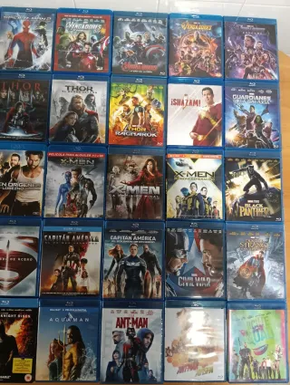 LOTE Oferta Blu-ray super Héroes Marvel