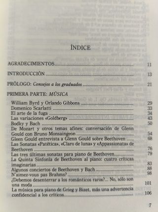 GLENN GOULD ESCRITOS CRÍTICOS TURNER MUSICA 1989