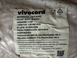 Cuerdas para jamones (rojo, verde, blanco)