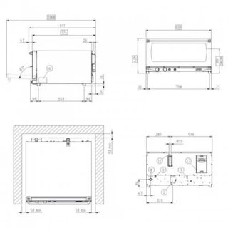 Horno Convección Panadería Unox Elena XFT183