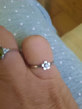 Anillo Flor Marta Fontanals Plata y oro