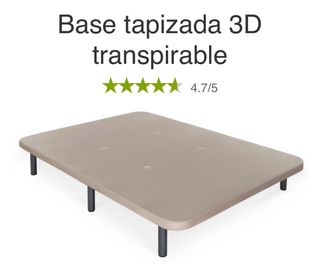 Base tapizada transpirable beige