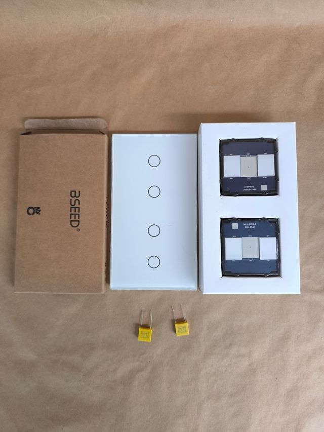 Pack 2× interruptor táctil doble ASEED - Nuevo