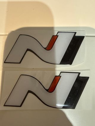 Pegatinas gel N I30N talonera