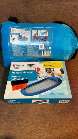 Nevera 35L + Hamaca Hinchable Livarno+Sofa Livarno