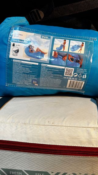 Nevera 35L + Hamaca Hinchable Livarno+Sofa Livarno