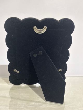 Portafotos metal esmaltado decorado