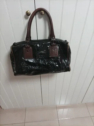 Bolso Bimba y Lola Negro Charol.