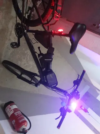 Bicicleta Montaña Rock Raider Negra XXL accesorios