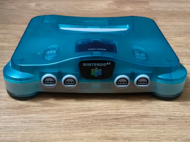 Nintendo 64 Transparente clear blue
