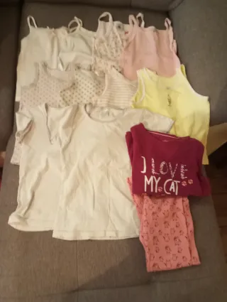 Lotto maglie intime e pigiama bimba