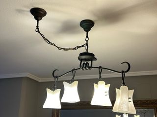 Lámparas salón 3 y 6 luces