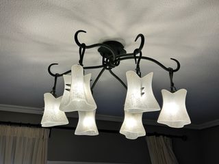 Lámparas salón 3 y 6 luces