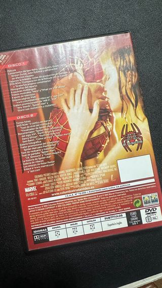 DVD Spiderman Acción Aventura Español