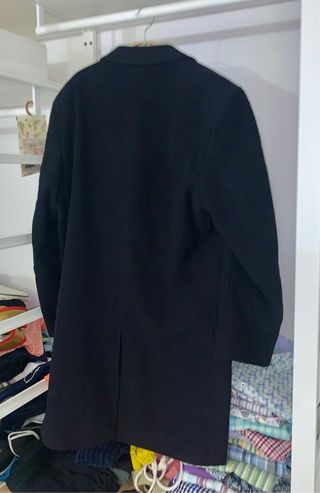 Abrigo de paño lana tres cuartos