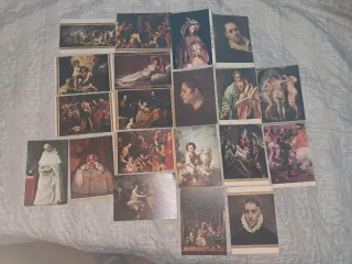Postales de cuadros famosos