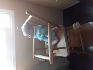 Trona antigua convertible en sillita