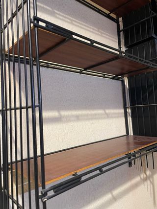 Estantería Retro Vintage Metal y Madera