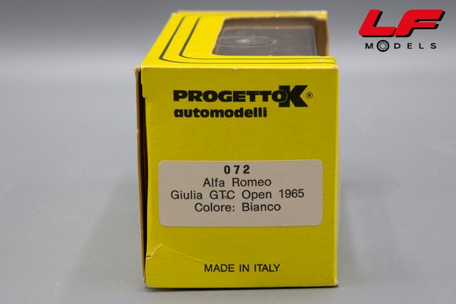 1:43 Alfa Romeo Giulia GTC 1965 - Progetto K