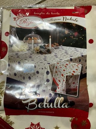 Tovaglia Natale Betulla Preziosa