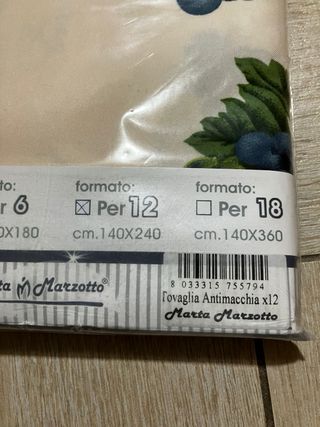 Tovaglia da tavola antimacchia Marta Marzotto