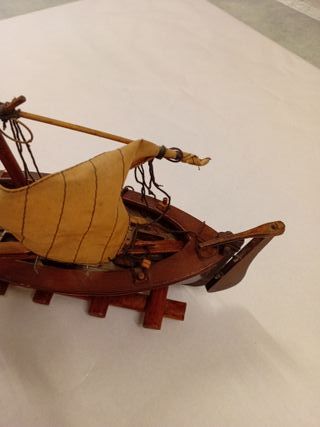 Maqueta Barco Pesca Madera