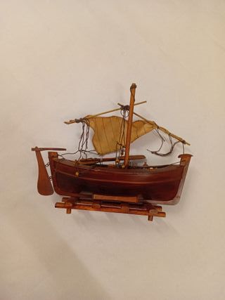Maqueta Barco Pesca Madera