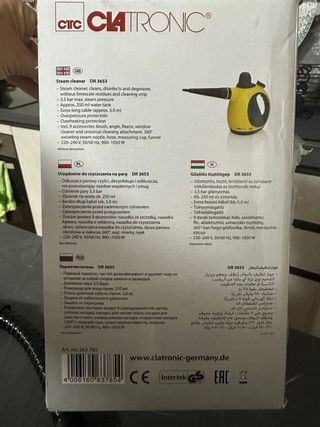 Pulitore a vapore Clatronic