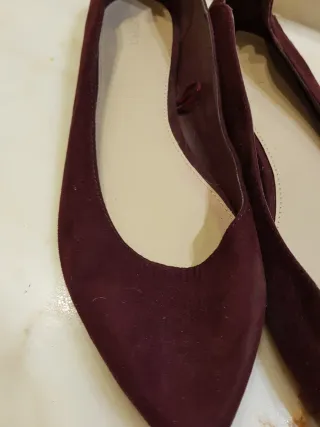 Zapatos planos morados Forever 21