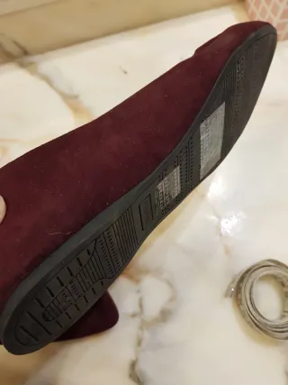 Zapatos planos morados Forever 21