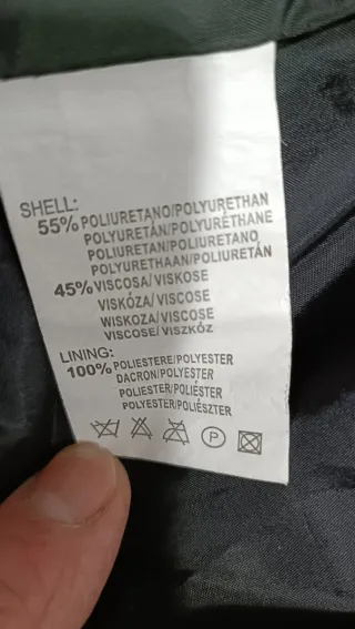 Chaqueta cuero hombre negra