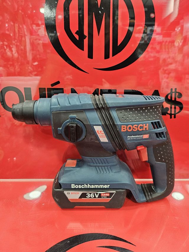 Taladro percutor Bosch GBH 36V EC + Cargador + Bat