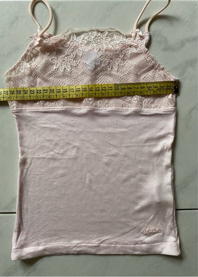 Canotta pizzo La Perla bambina tg 6 anni