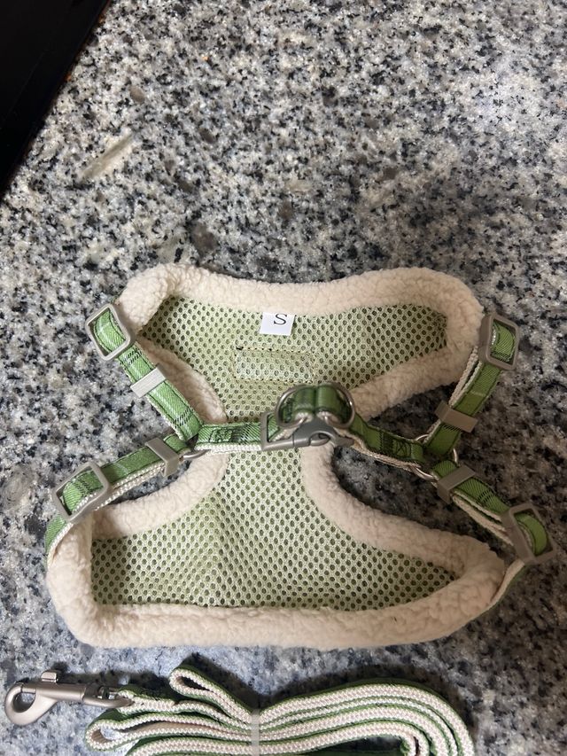 Arnés, Correa y porta bolsa para Perro