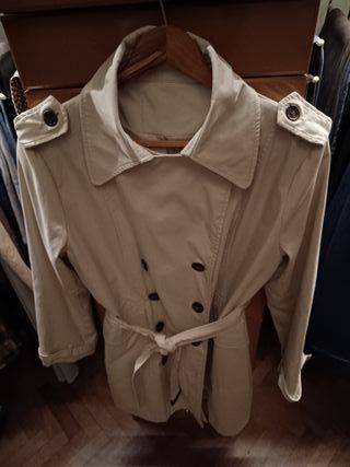 Gabardina Beige Mujer