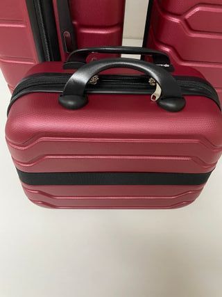 Juego 3 Maletas Viaje Rojas