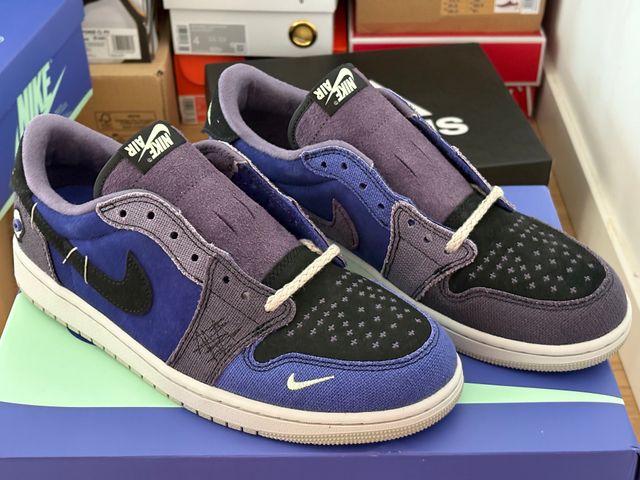 Air Jordan 1 Low OG Zion Williamson Azul Púrpura
