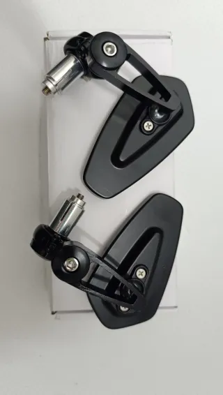 Retrovisores Contrapeso Moto Negro